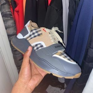 Burberry Classic Checked Low-Top Sneakers